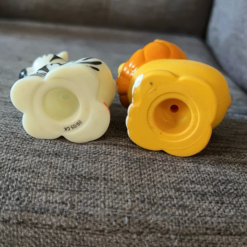 Vintage Fisher Price Little People Lion And Zebra Set - Picture 5 of 5